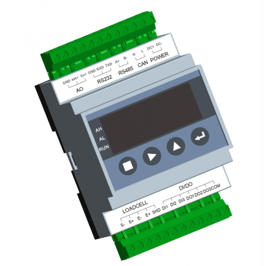 Rail type load cell signal converter